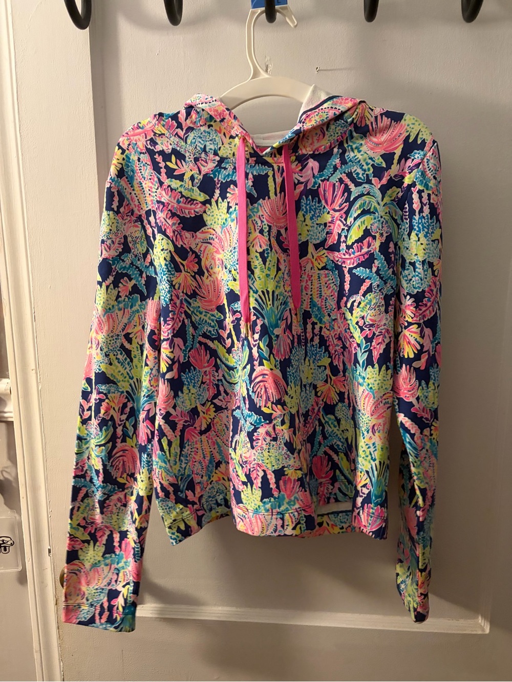 Lilly Pulitzer Multi-Color Tropical Print Hoodie